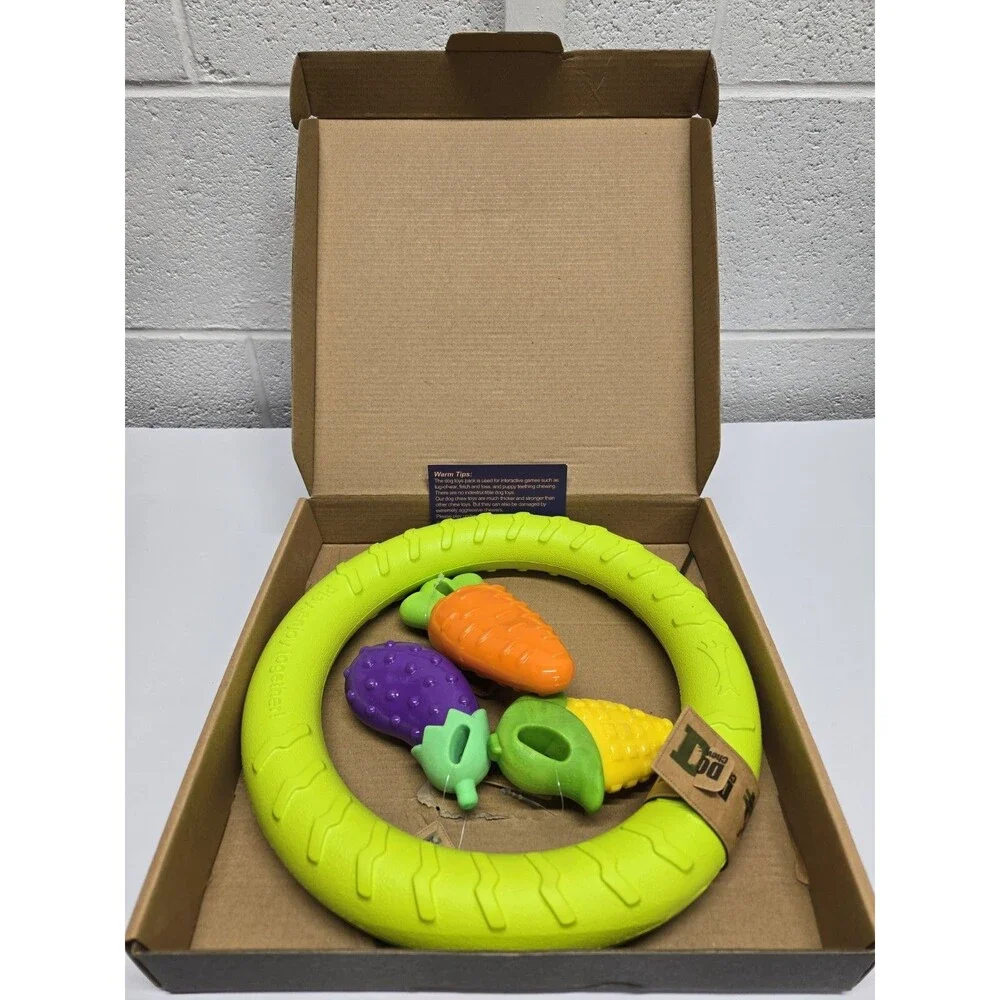 Perfect Gift Squeaky Dog Toys Set of 4